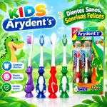 Cepillo para niños Aryudent's Kids - Dinosaurio | Pack de 12 unidades